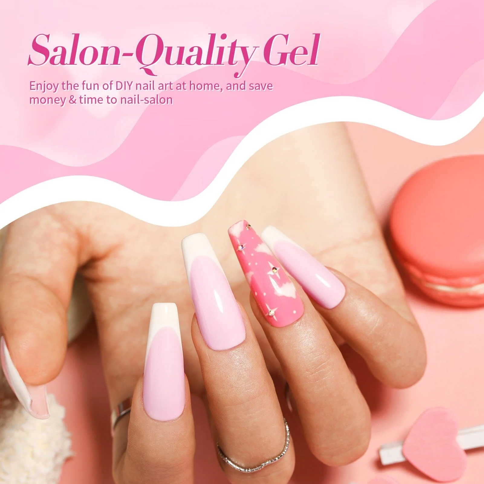 6 Colors Gel Polish S34 Cream Kiss 7ml - Image 5