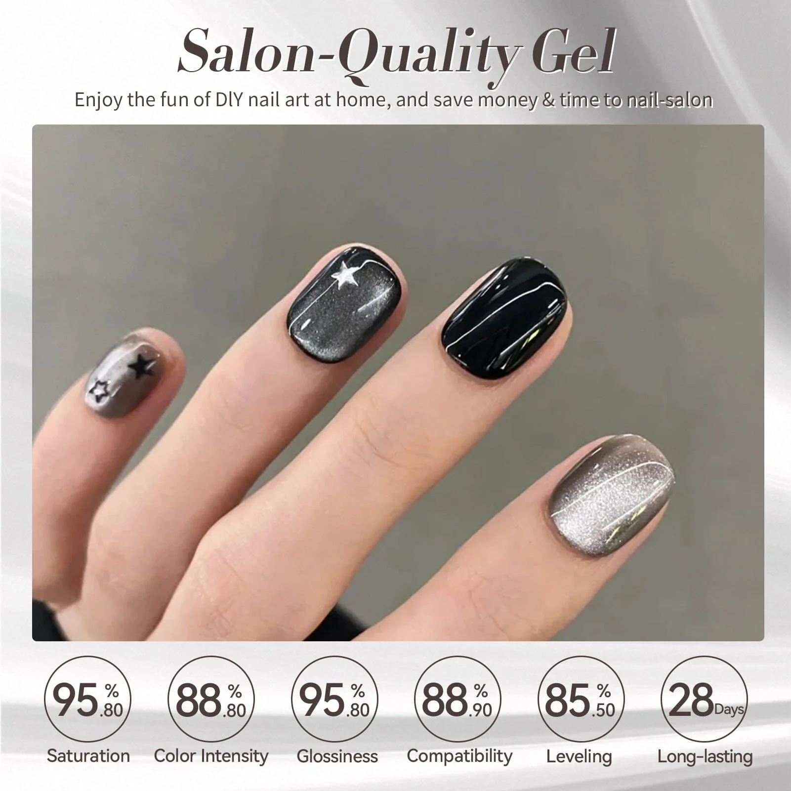 6 Colors Gel Polish Set S09 Steel Symphony 7ml - Image 4