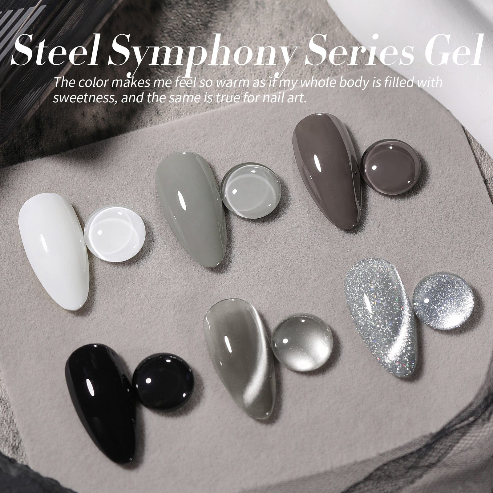 6 Colors Gel Polish Set S09 Steel Symphony 7ml - Image 6