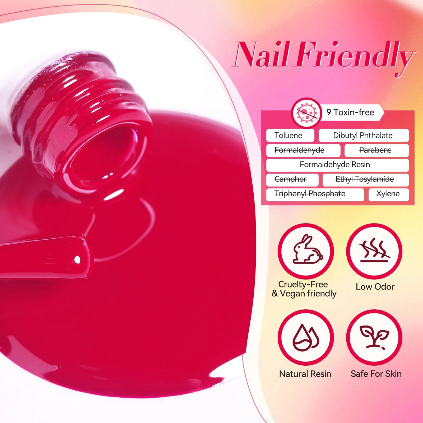 6 Colors Gel Polish Set S26 Summer Dopamine 7ml - Image 7