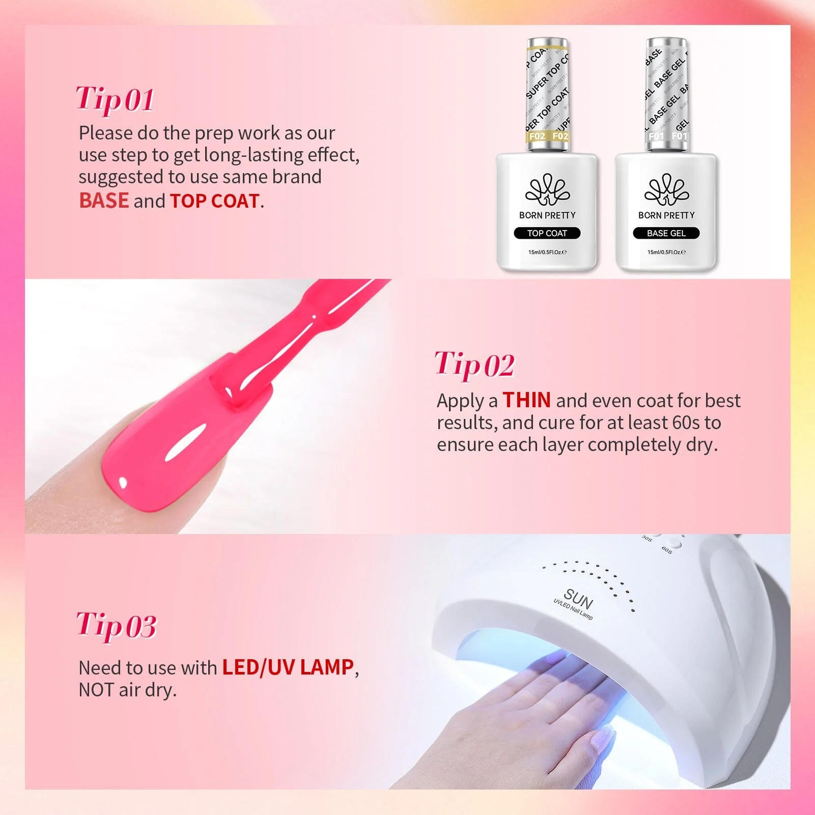 6 Colors Gel Polish Set S26 Summer Dopamine 7ml - Image 8