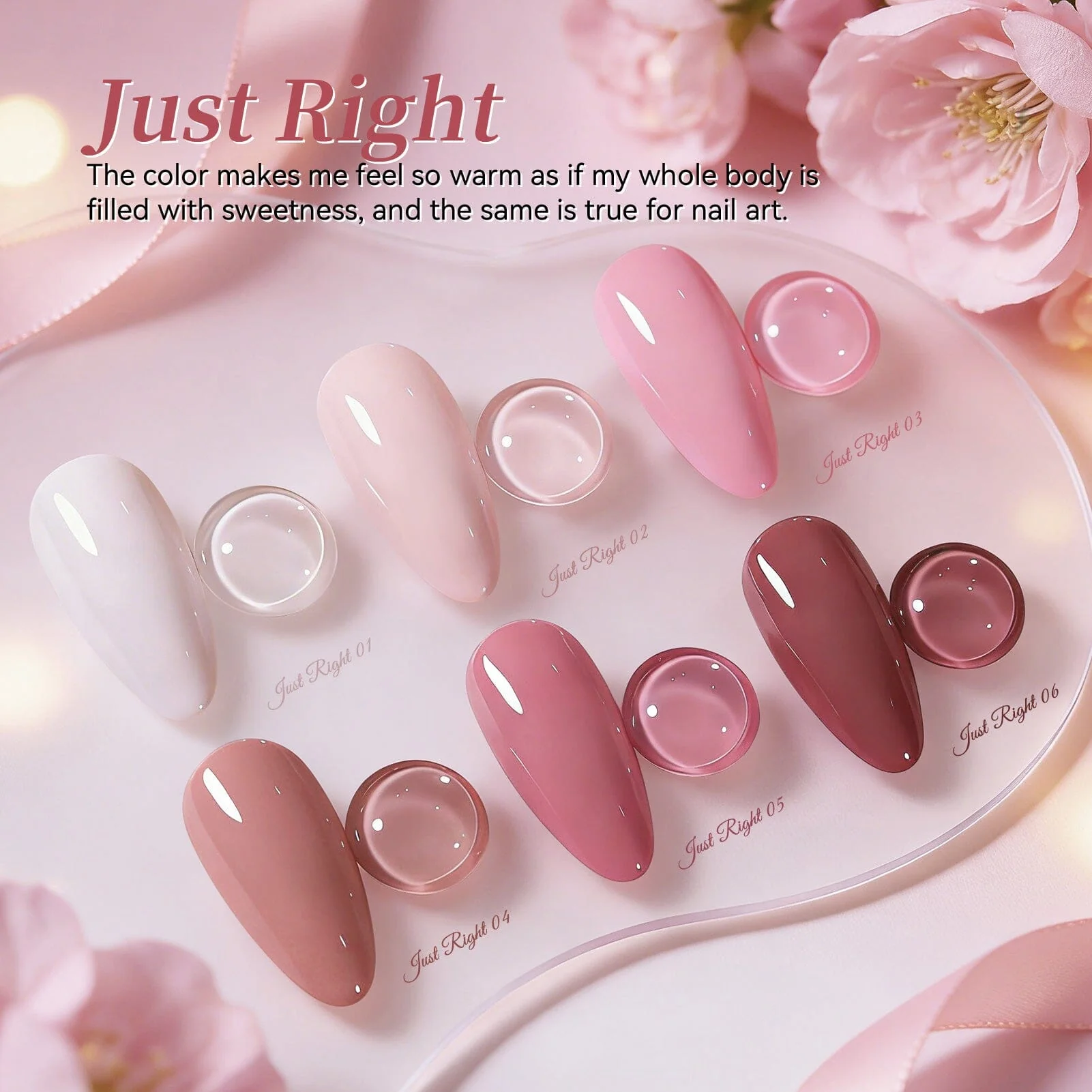 6 Colors Gel Set S50 Just Right 7ml - Image 5
