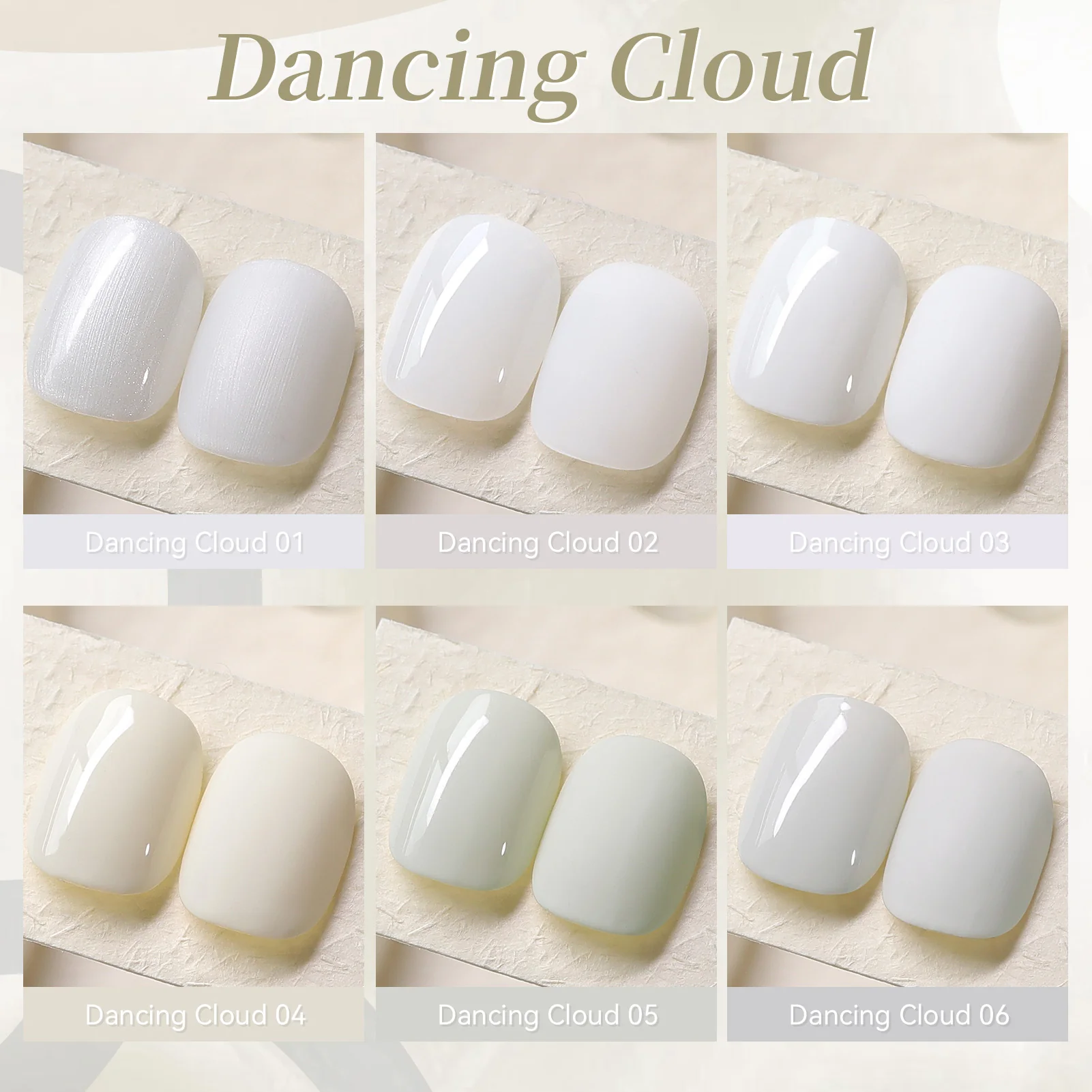 6 Colors Gel Set S51 Dancing Cloud 7ml - Image 5