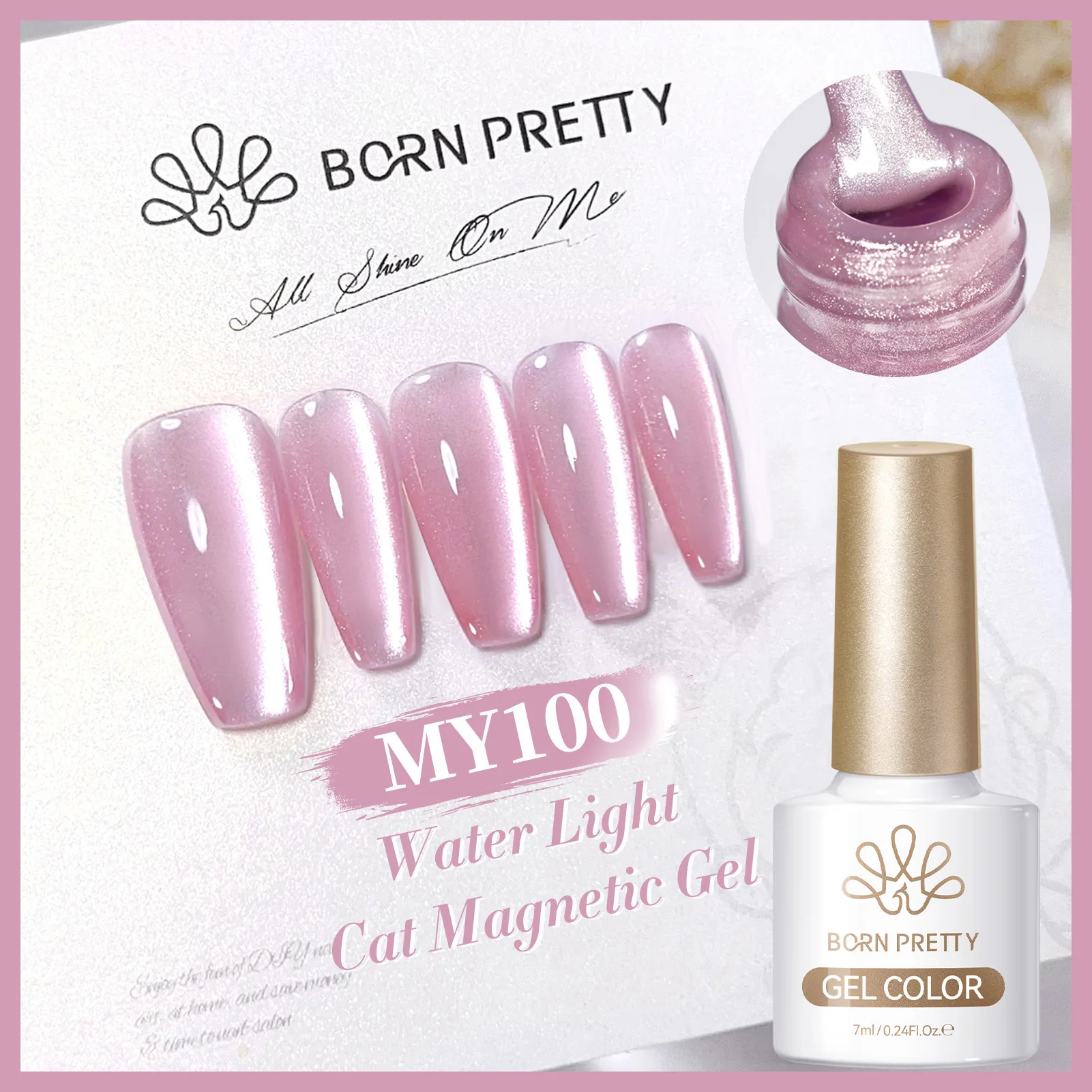 [US ONLY] 6 Colors Water Light Cat Magnetic Gel 7ml - Image 6