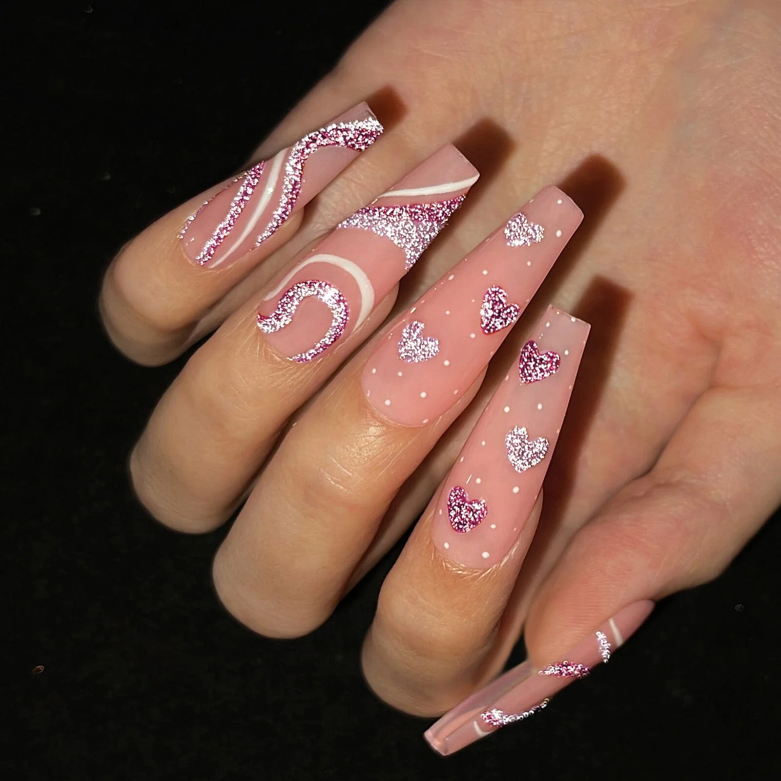 6 Colors Glitter Reflective Gel T08 Night Stars 7ml - Image 9