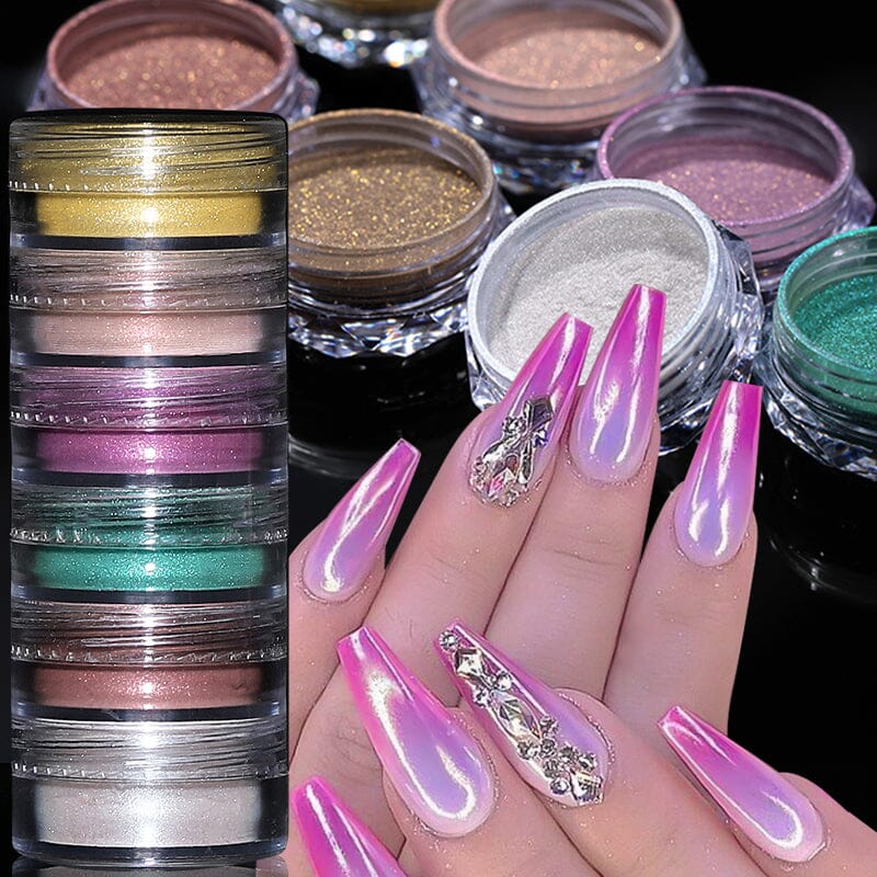 6 Colors Gradient Pearlescent Powder - Image 4