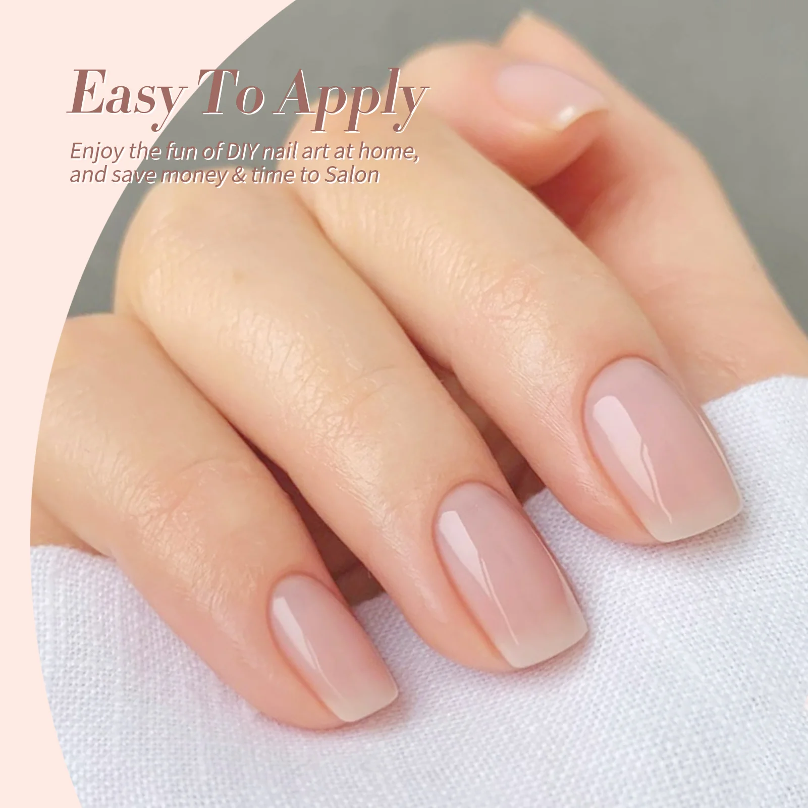 6 Colors Jelly Gel J15 Bare Tea 7ml - Image 2