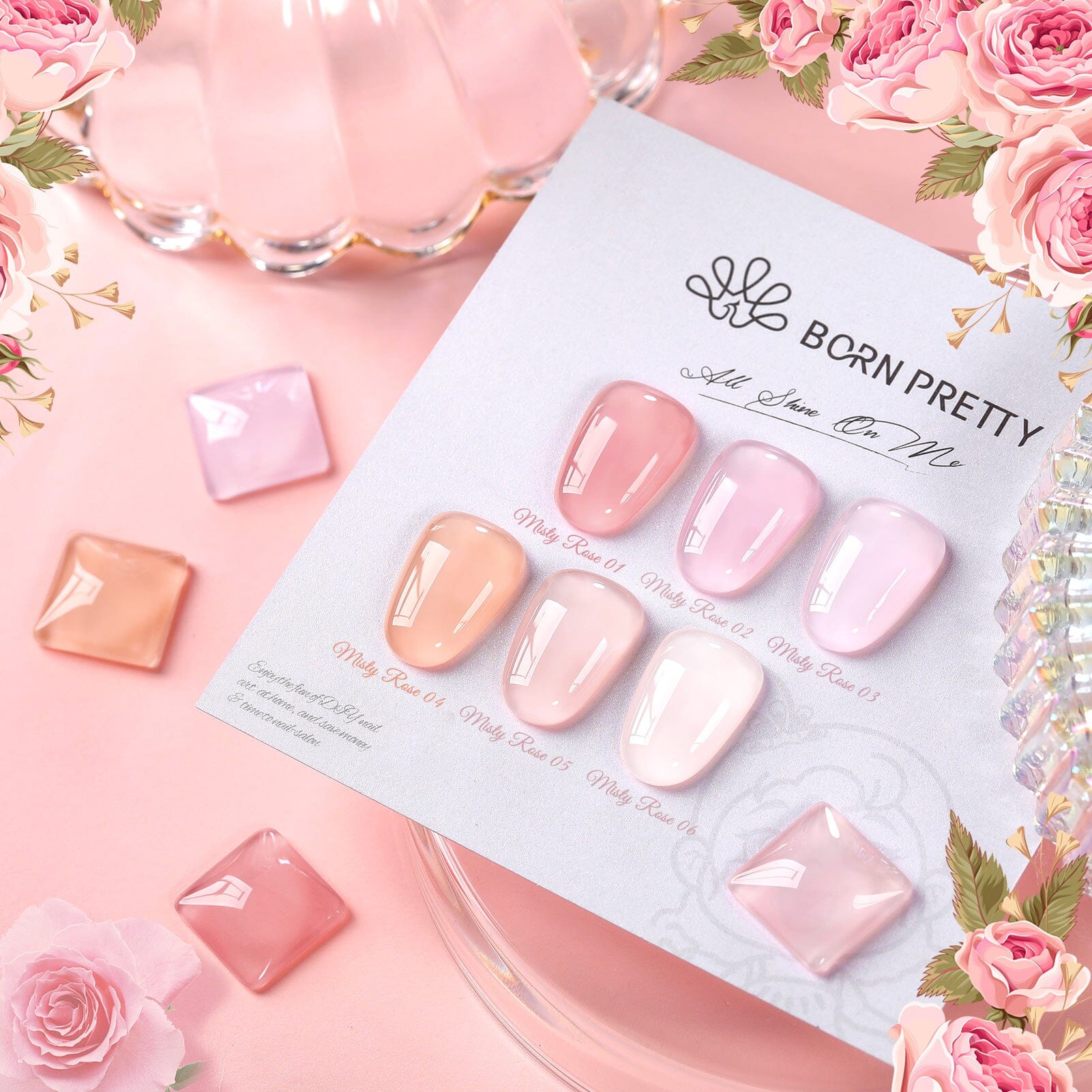 6 Colors Jelly Gel J16 Misty Rose 7ml - Image 2
