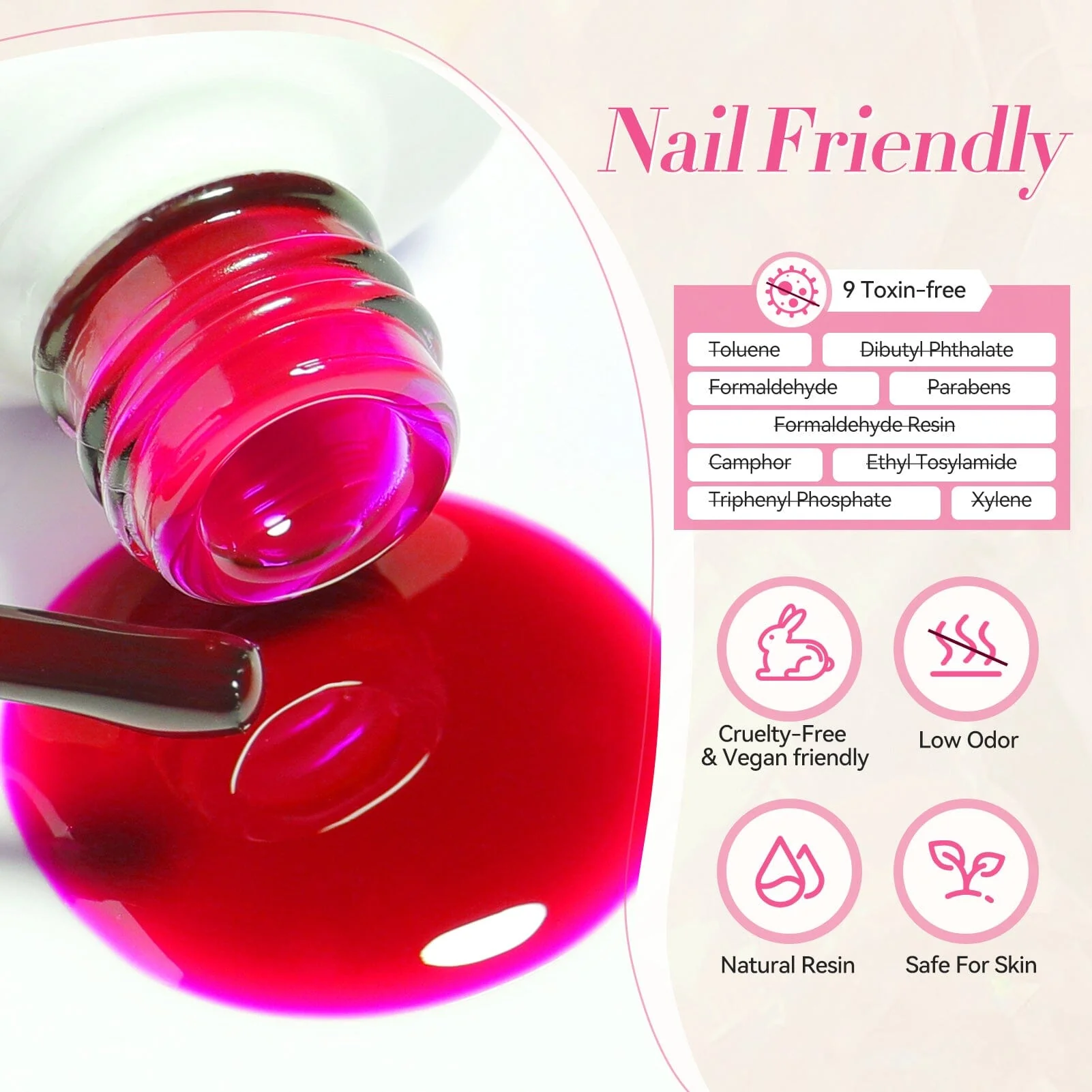 6 Colors Jelly Gel J29 Neon Garden 7ml - Image 7