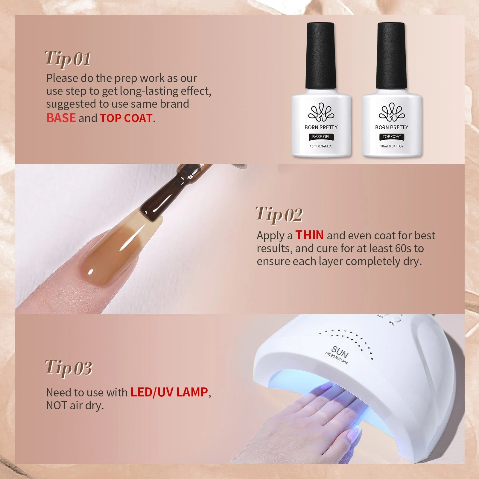 6 Colors Jelly Gel J39 Smoky Rose 7ml - Image 11