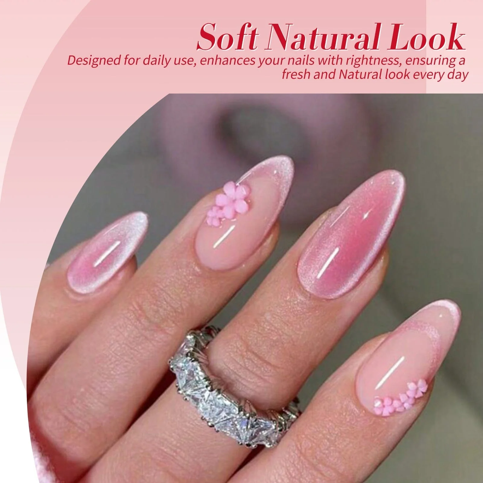 6 Colors Jelly Gel J44 Fantasy Rose 7ml - Image 5