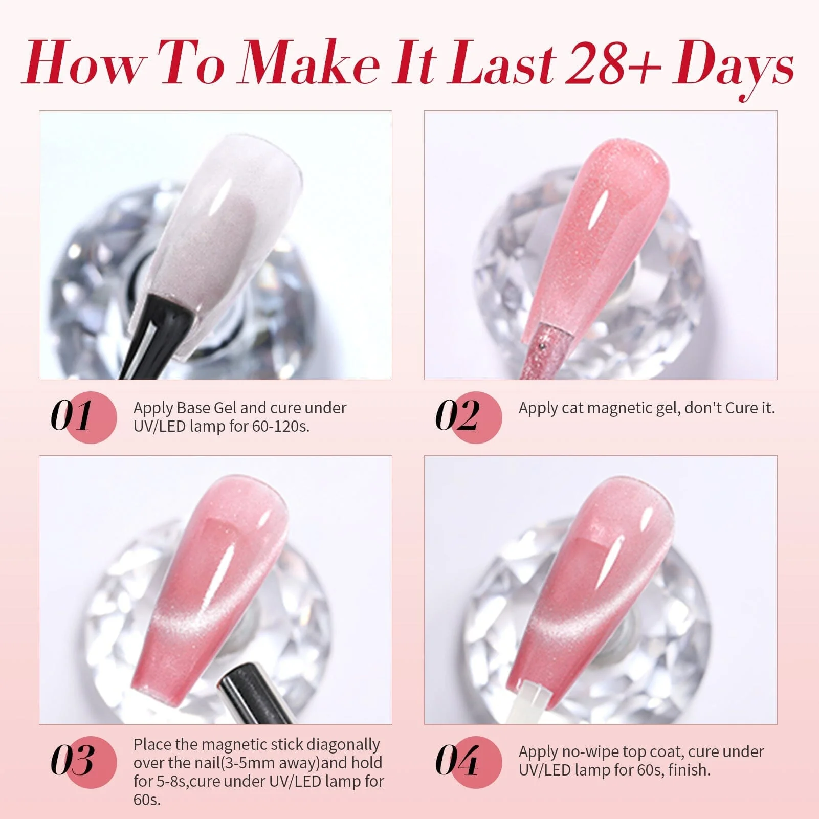 6 Colors Jelly Gel J44 Fantasy Rose 7ml - Image 7