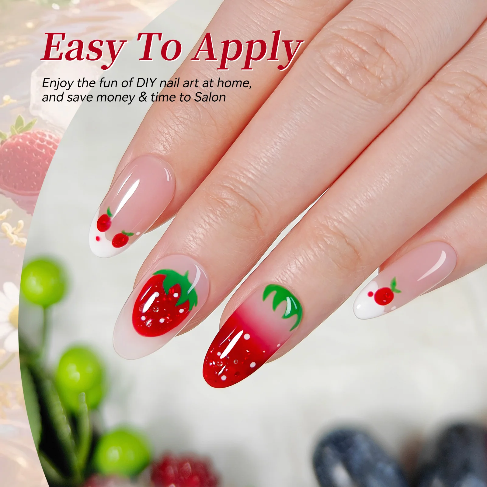 6 Colors Jelly Gel J58 Bubble Fruit 7ml - Image 3