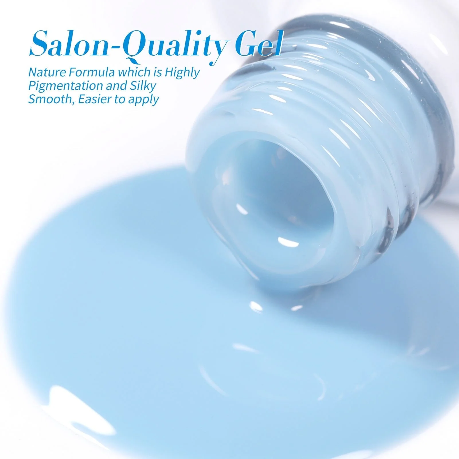 6 Colors Jelly Magnetic Gel J43 Blue Stars 7ml - Image 5