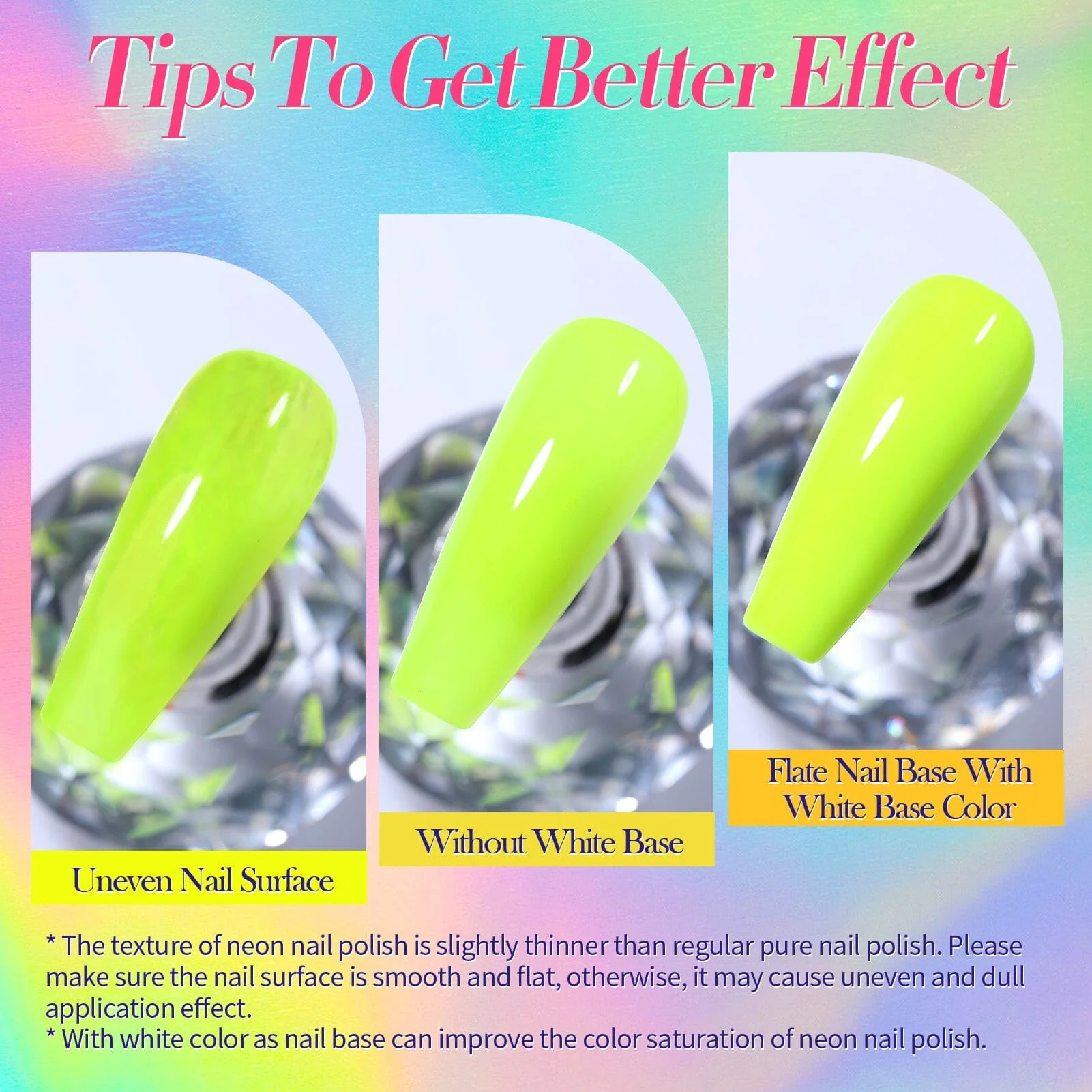 6 Colors Neon Nail Polish Set 6ml - Image 7