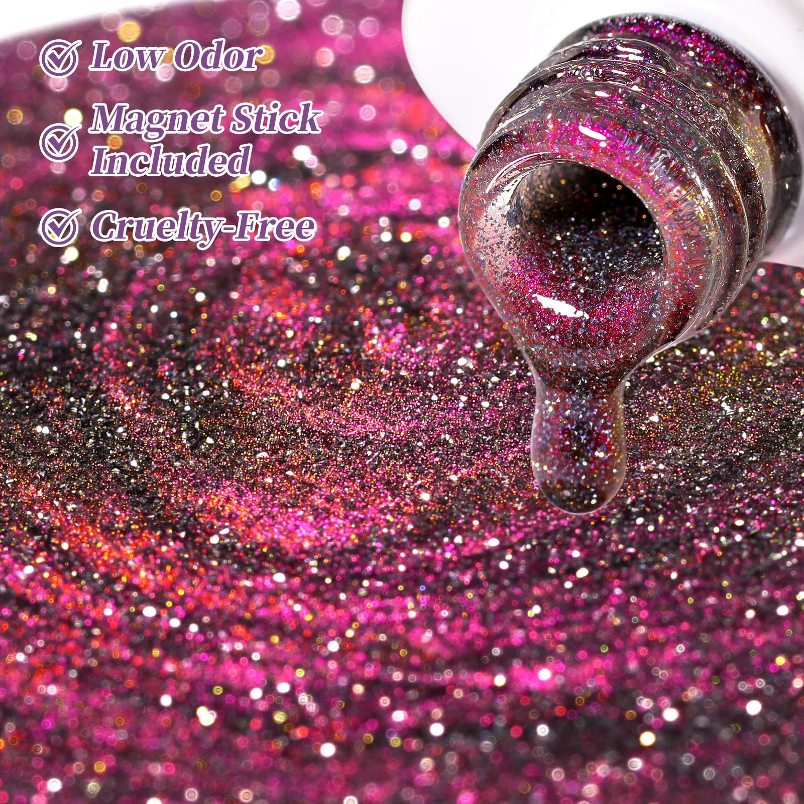 6 Colors Reflective Cat Magnetic Gel M64 Light Years Away 7ml - Image 5