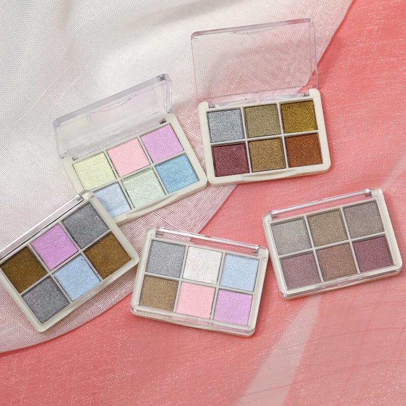 6 Grids Solid Metallic Mirror Chrome Nail Powder - Image 4