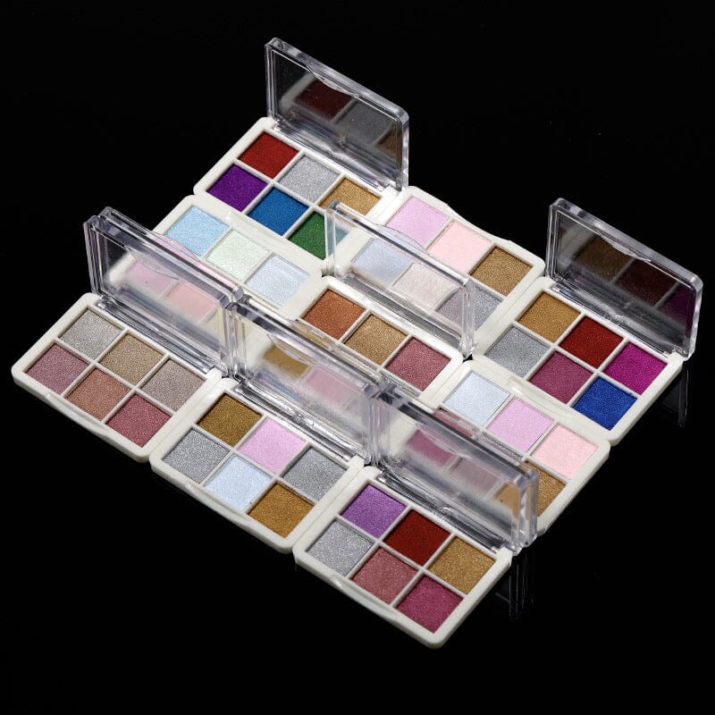 6 Grids Solid Metallic Mirror Chrome Nail Powder - Image 5