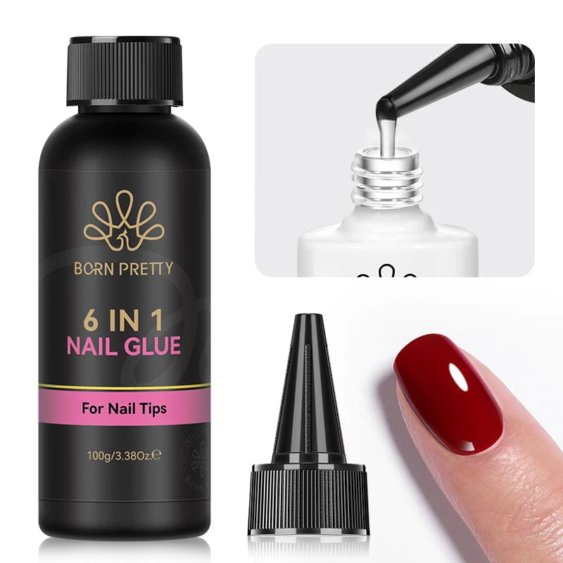 6 in 1 Nail Glue Gel 100g - Image 4