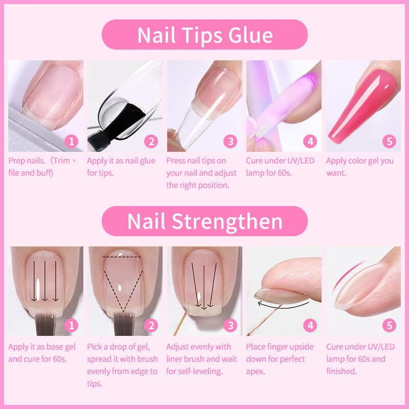 6 in 1 Nail Glue Gel 15ml - Image 12