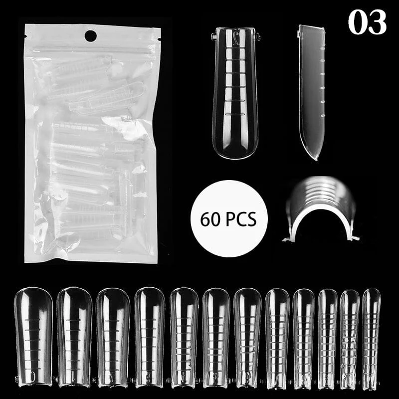 60pcs #03 Extension Gel Dual Forms - Image 3