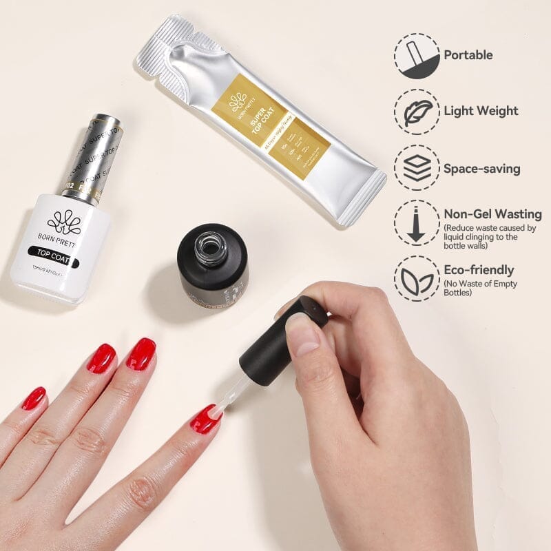 3pcs Super Top Coat 15ml (Bag) - Image 6