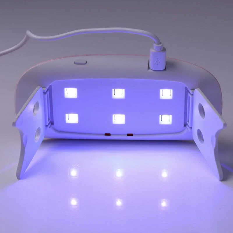 6W Mini UV LED Nail Lamp Pink - Image 3