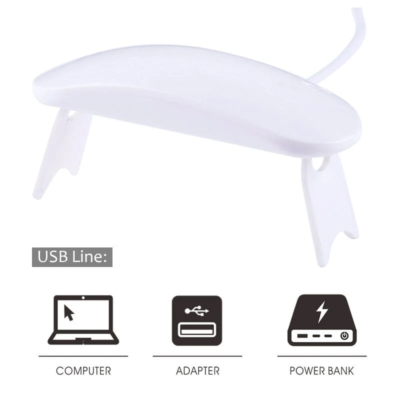 6W White UV/LED Lamp Nail Dryer - Image 10