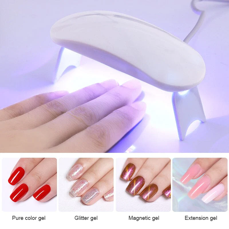 6W White UV/LED Lamp Nail Dryer - Image 2