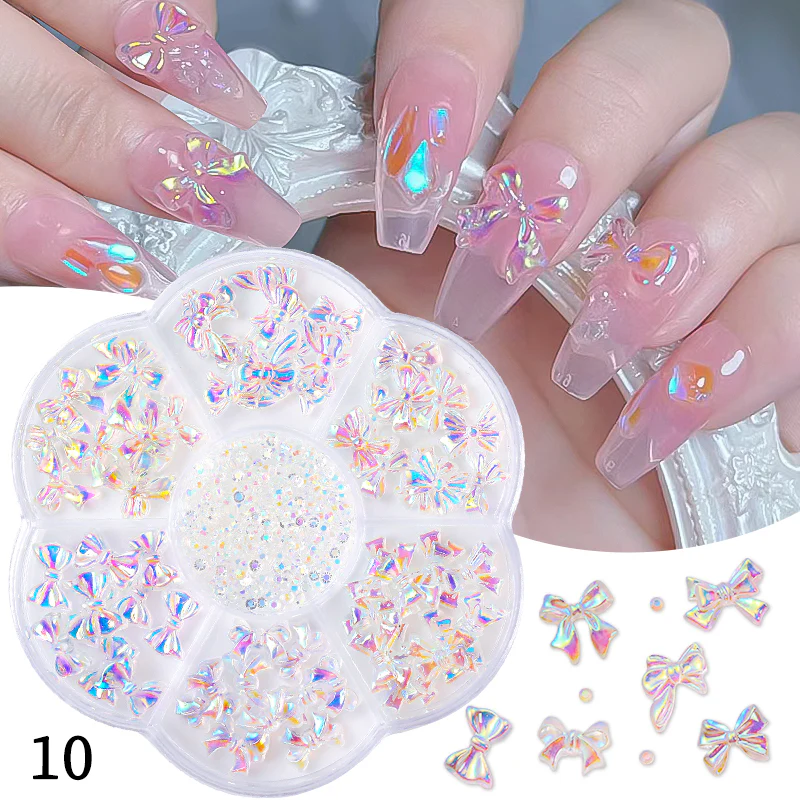 7 Grids 3D Decorations Bowknot #10 - Image 2