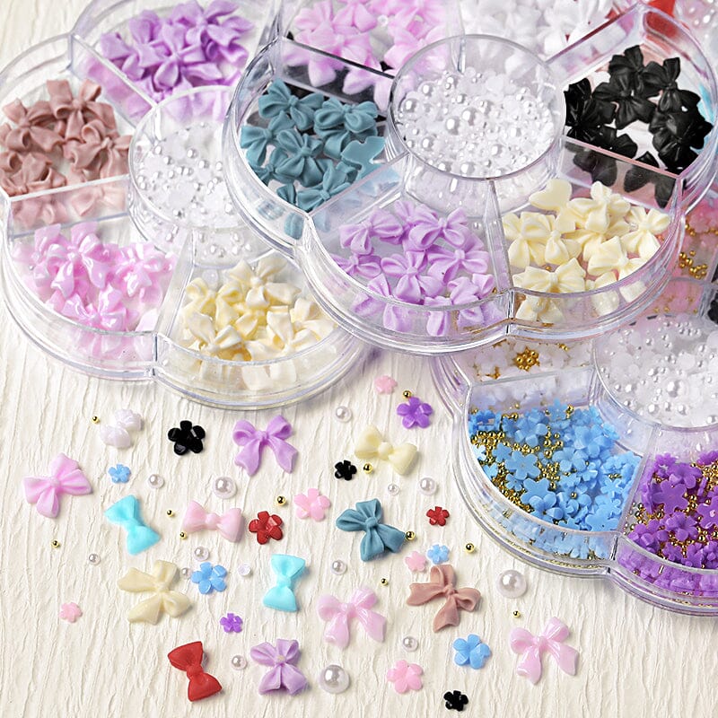 7 Grids 3D Decorations Bowknot Butterfly #01 - Image 19