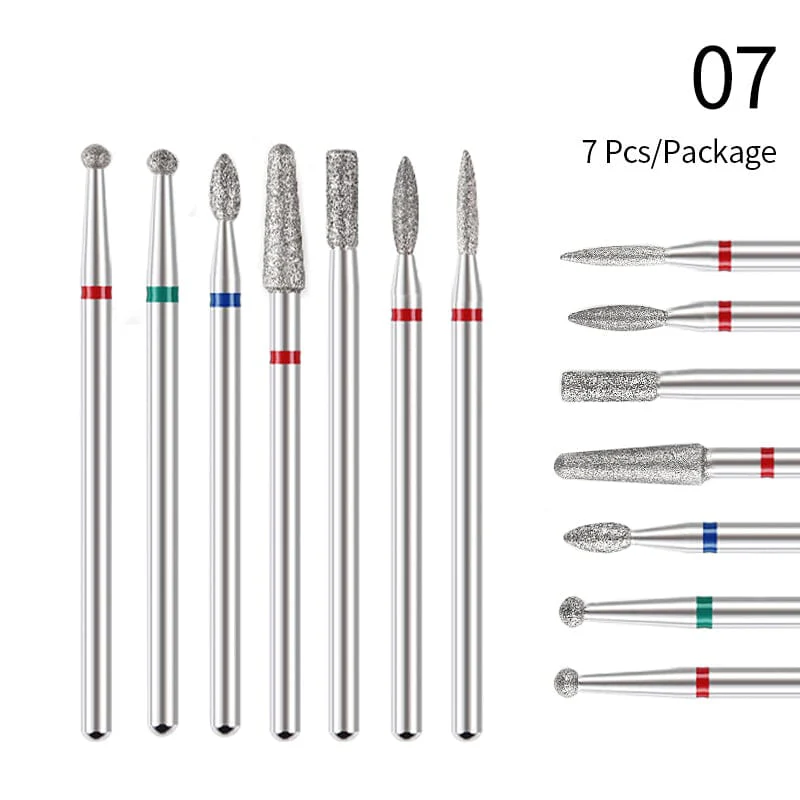 7pcs Nail Drill Bits Set #07 - Image 2