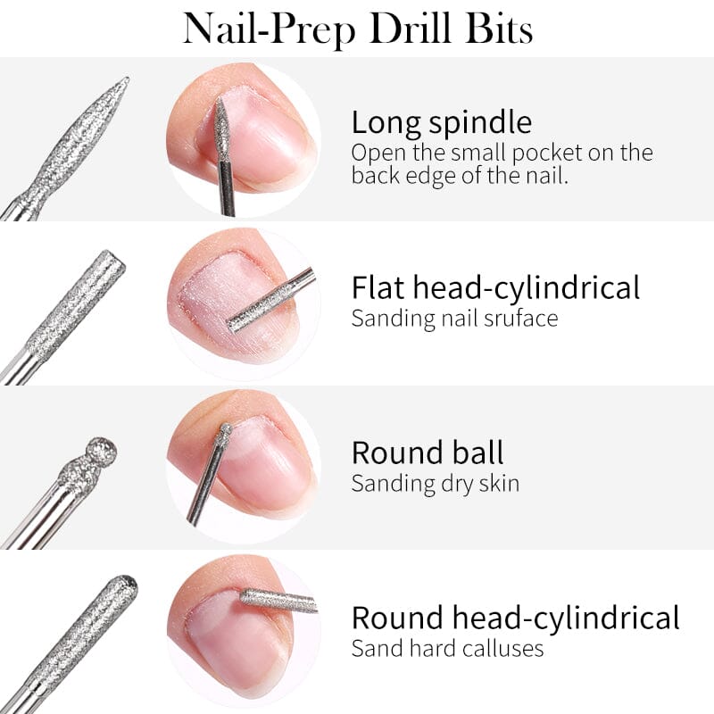 7pcs Nail Drill Bits Set #07 - Image 4