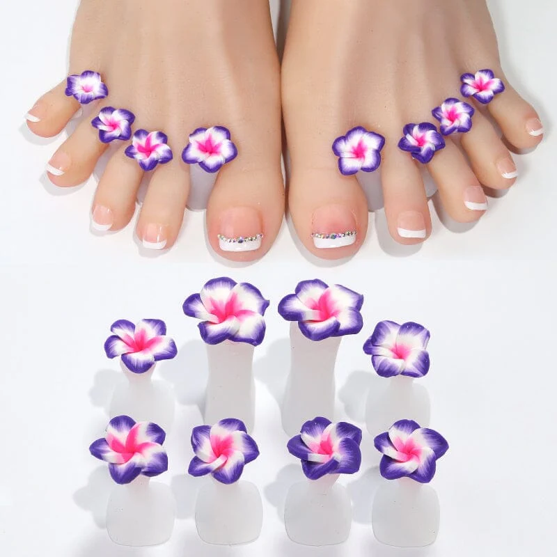 8pcs Silicone Toe Separators #02