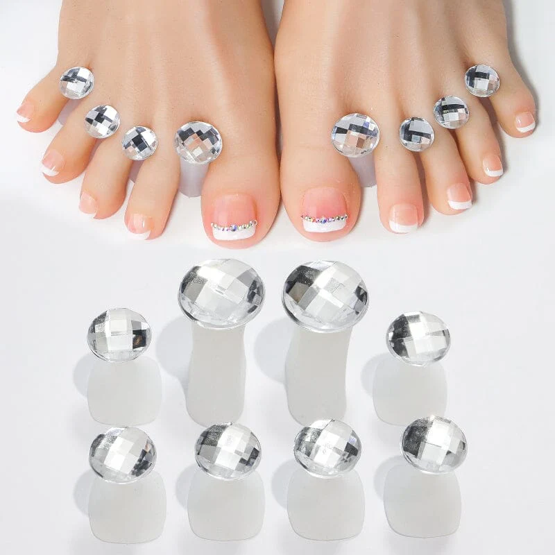 8pcs Silicone Toe Separators #14
