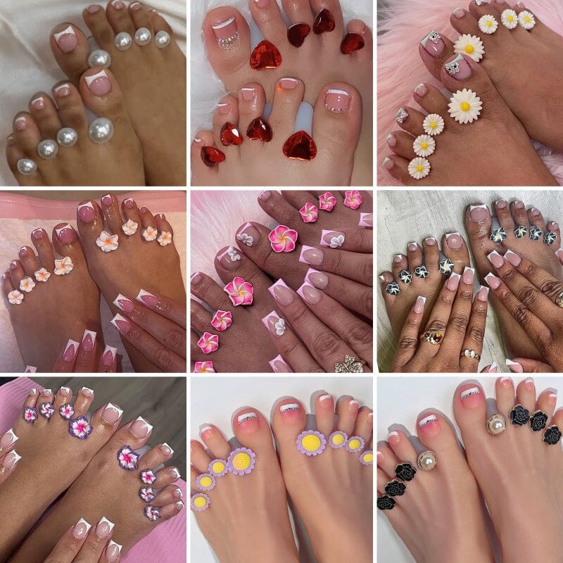 8pcs Silicone Toe Separators #01 - Image 2