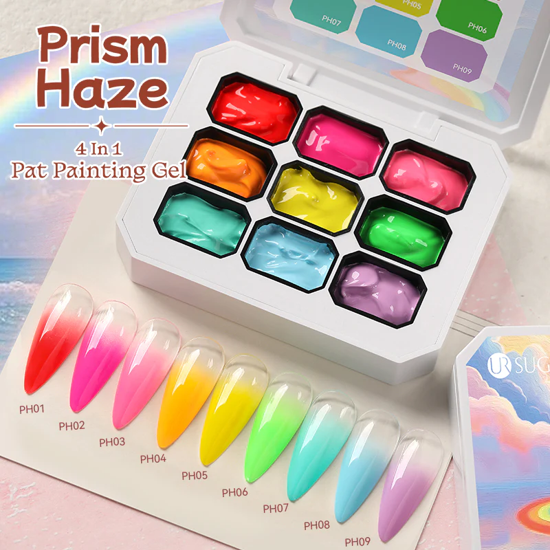 9 Colors 4 in 1 Pat Painting Gel Prism Haze - Image 3