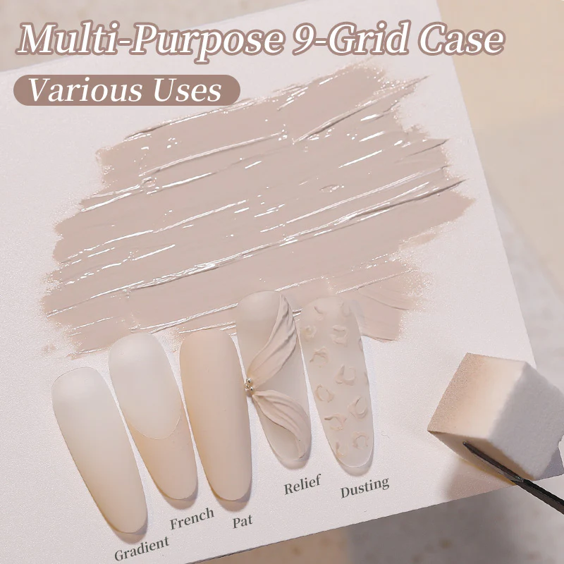 9 Colors 4 in 1 Pat Painting Gel Dust Isle - Image 8