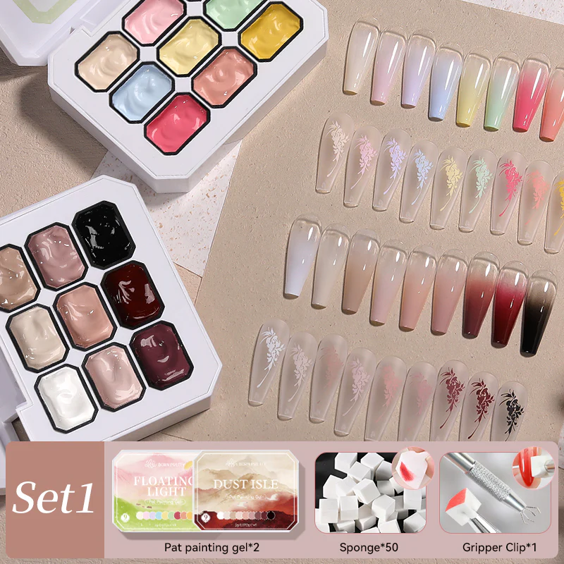 9 Colors 4 in 1 Pat Painting Gel - Image 24