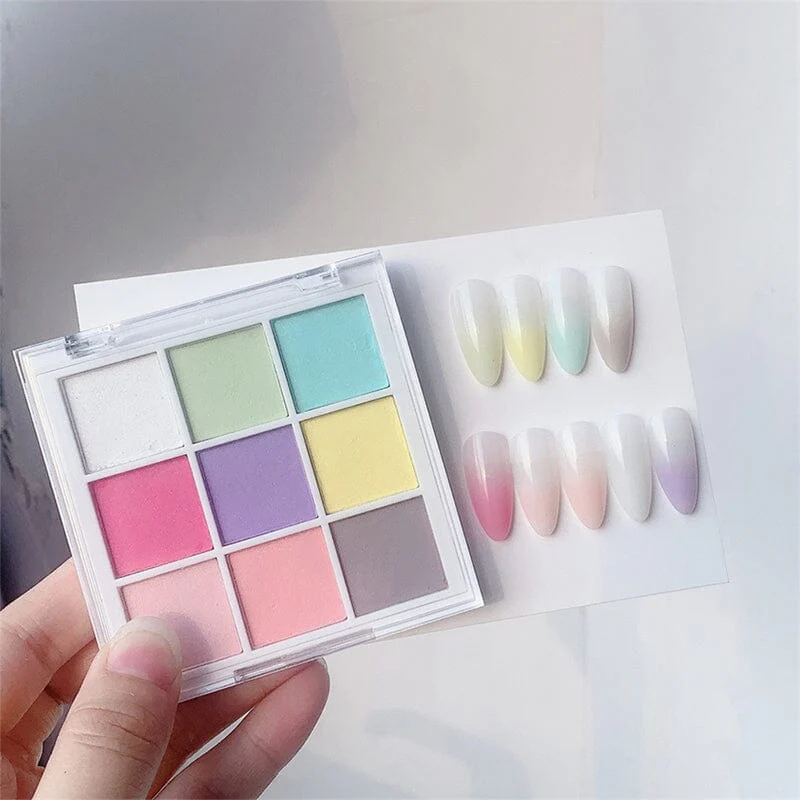 9 Grids Solid Ombre Nail Powder - Image 6