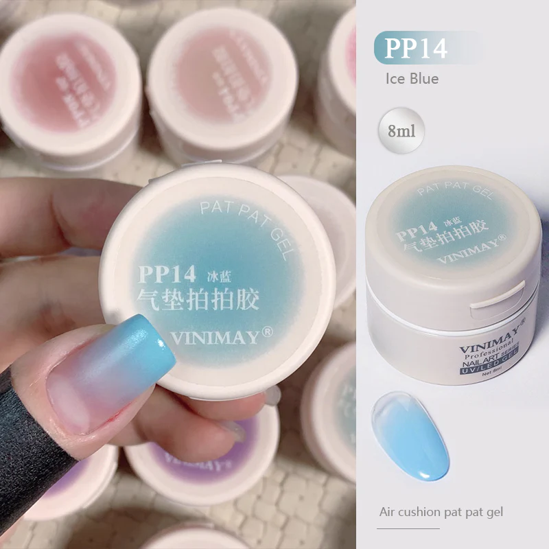 Air Cushion Pat Pat Gel PP14 Ice Blue 8ml
