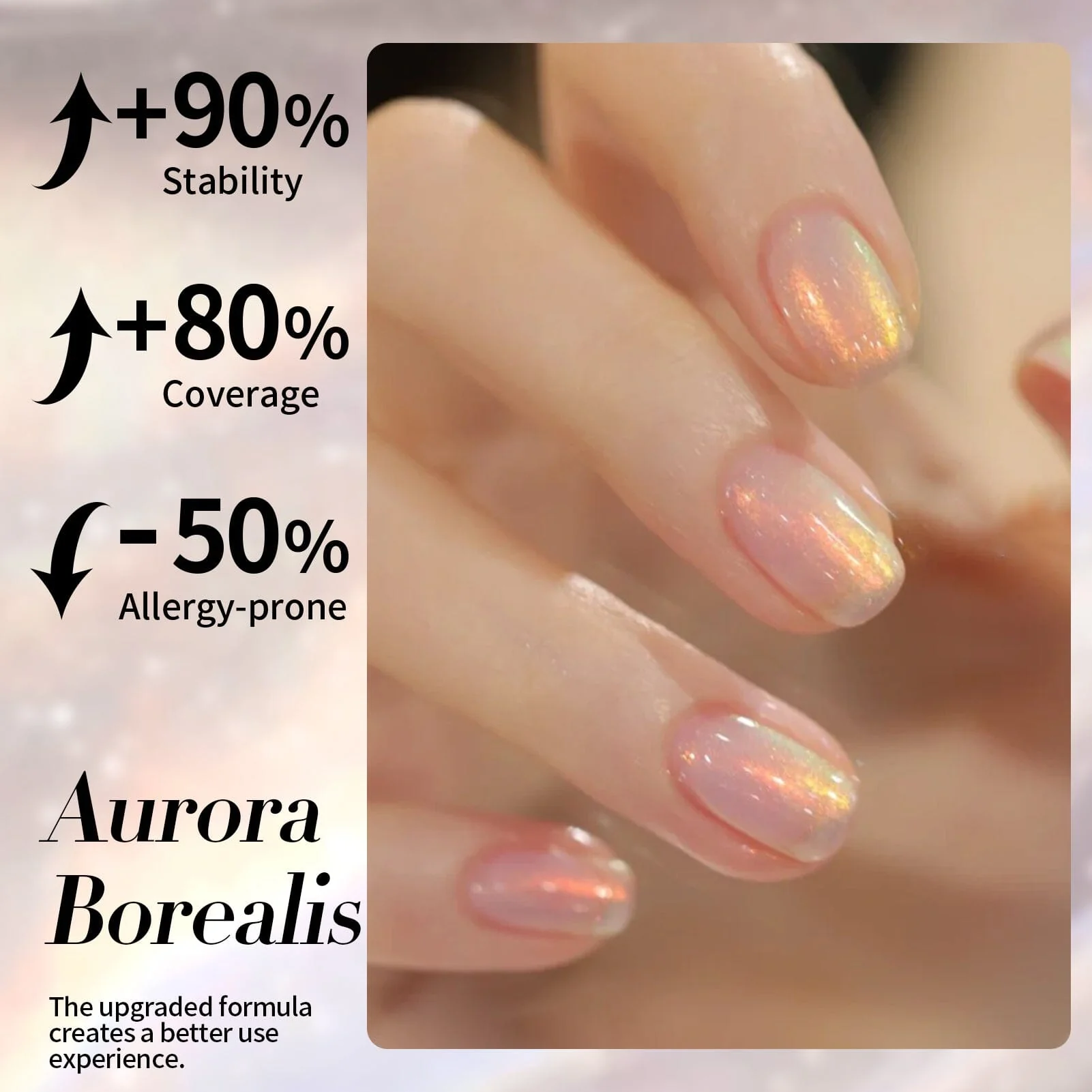 Aurora Gel Polish JG01 Aurora Borealis 15ml - Image 6