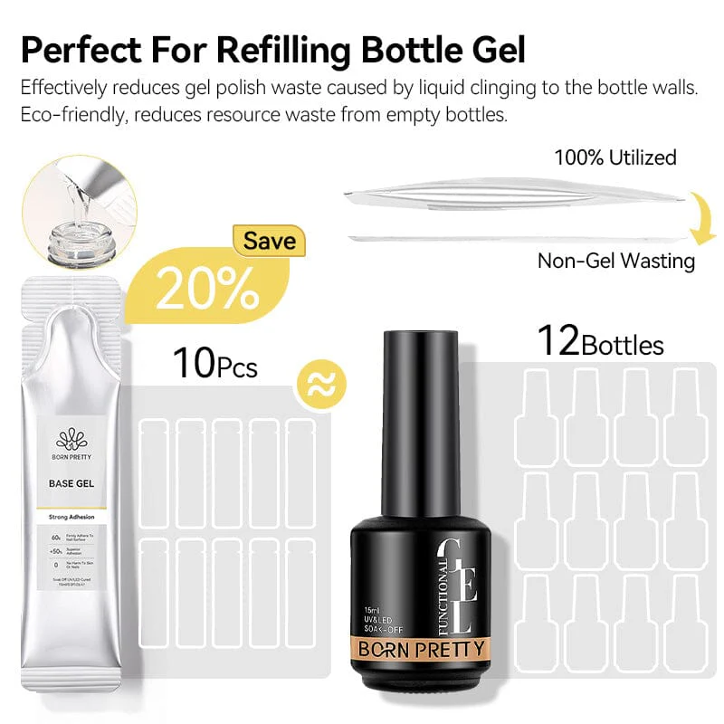 2pcs Base Gel Set 15ml - Image 10