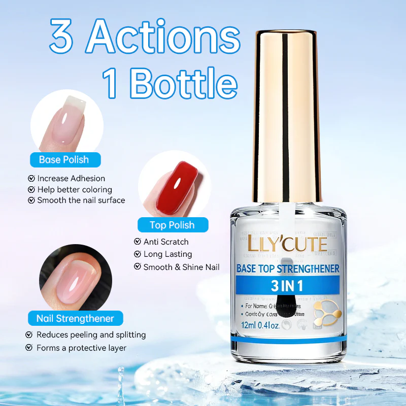 Base Top Strengthener 3 In 1 12ml - Image 7
