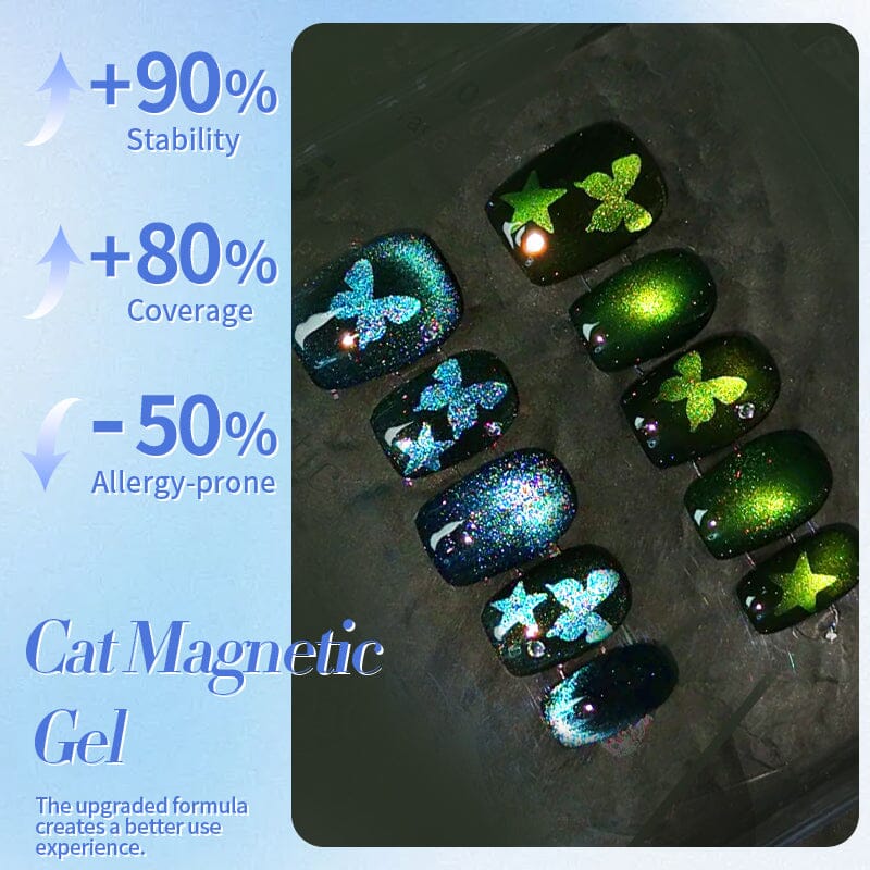 Black Base Collection Cat Magnetic Gel Polish 10ml - Image 6