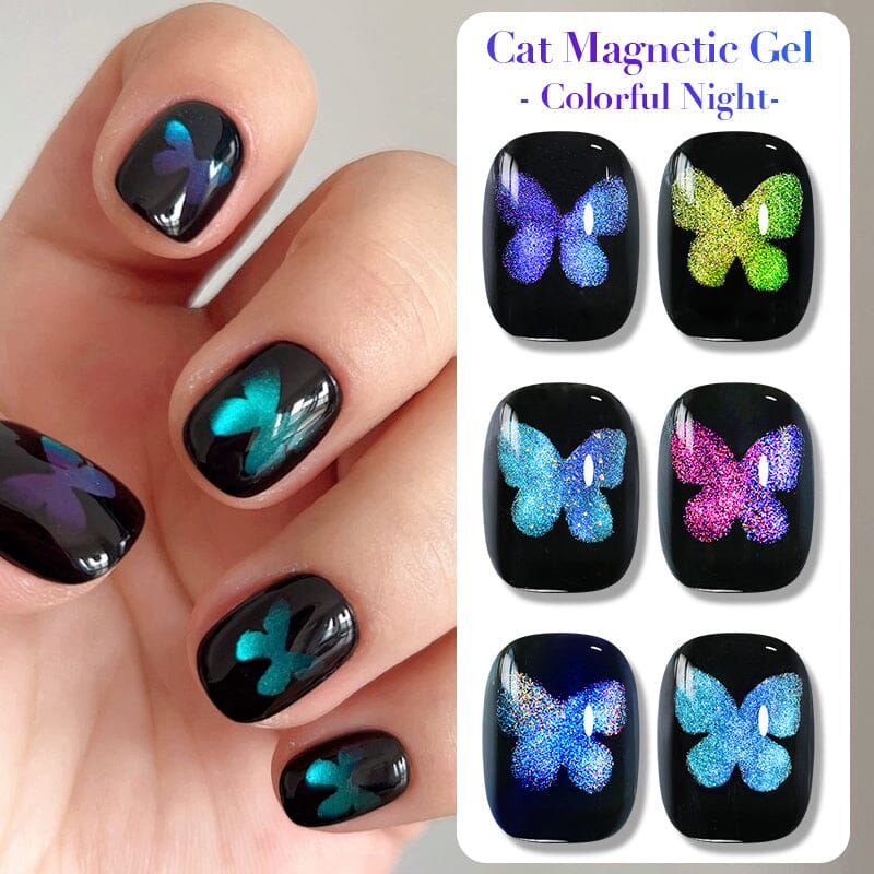 Black Base Collection Cat Magnetic Gel Polish 10ml - Image 8