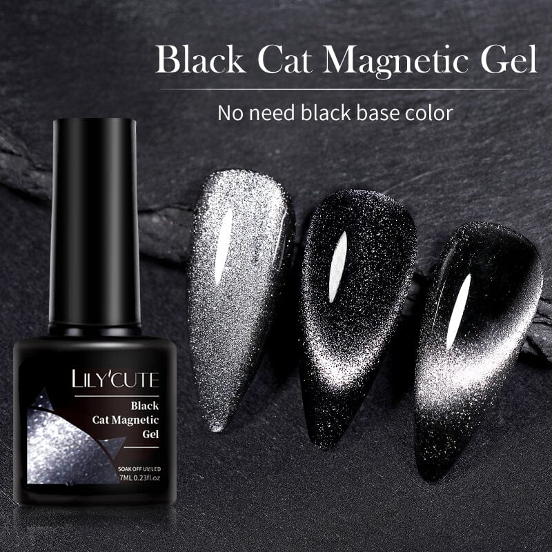 Black Cat Magnetic Gel Polish 7ml - Image 5
