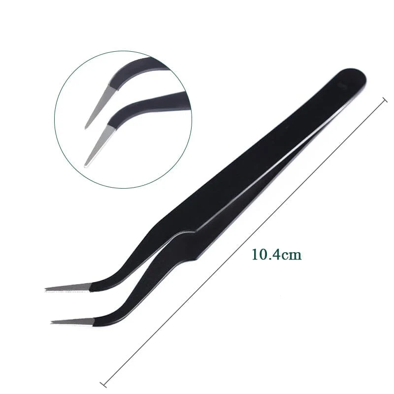Black Curved Nail Tweezers - Image 4