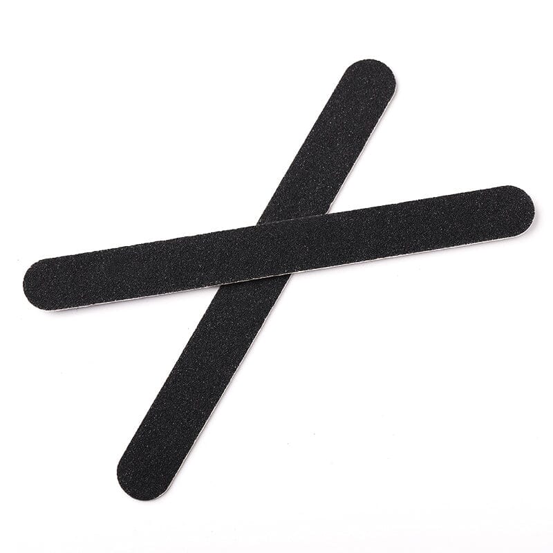 Black Straight Nail File 180/180 - Image 4