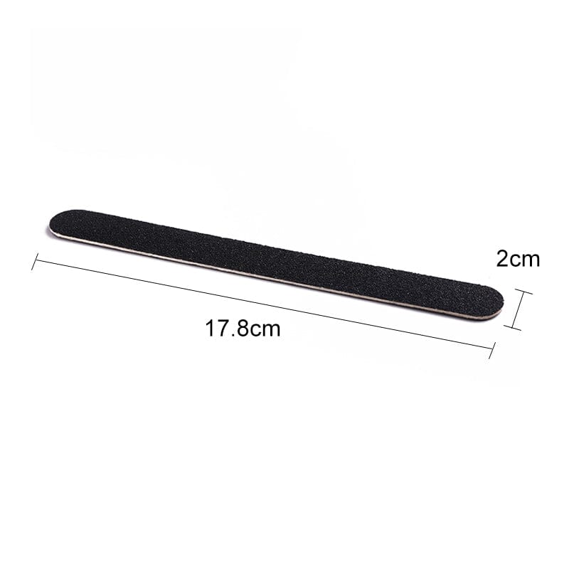 Black Straight Nail File 180/180 - Image 5